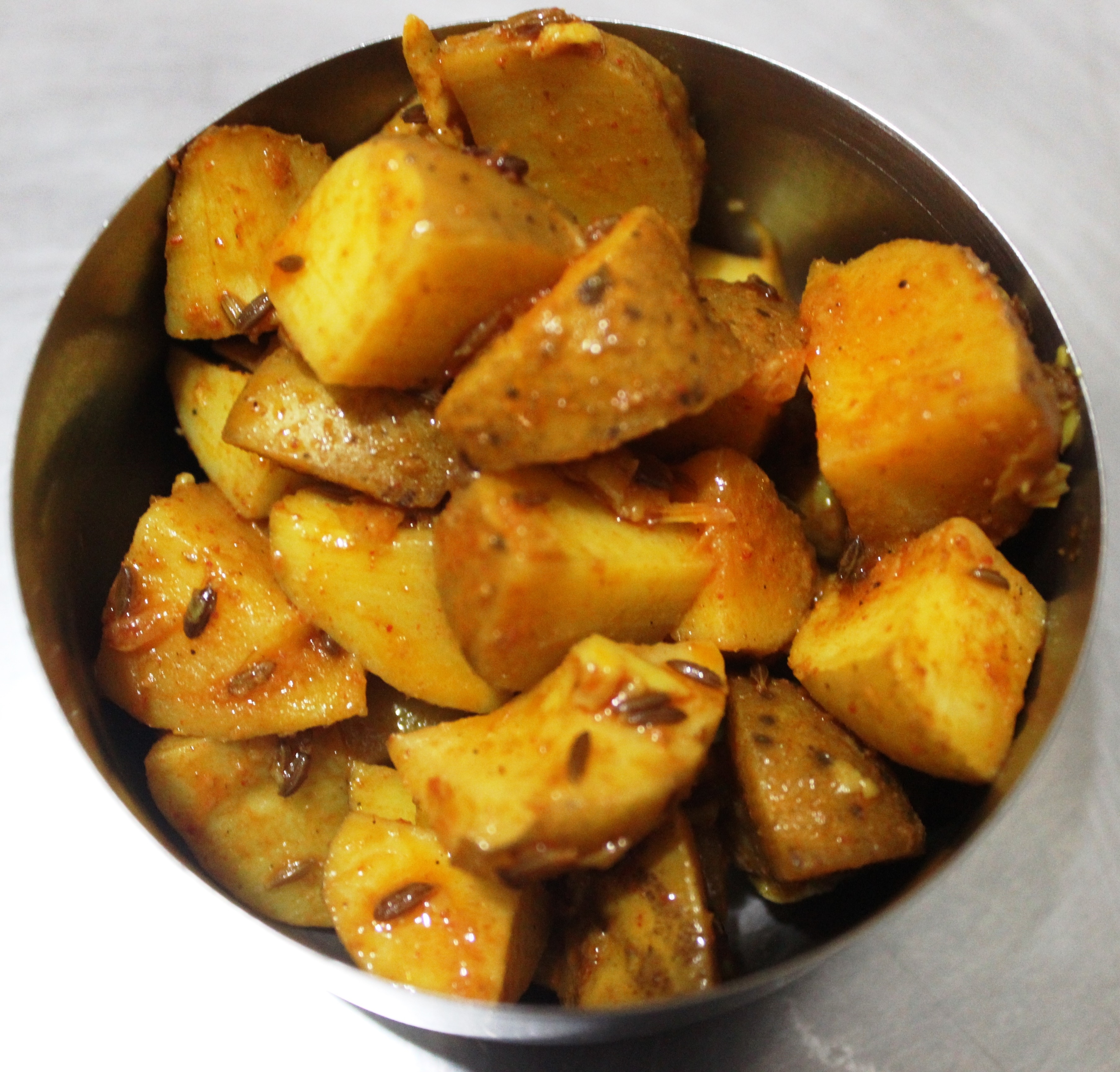 Flavourful Potatoes - Recipe in masalahealth.in