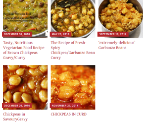 Delicious and Nutritious Food Recipes of Chickpeas in masalahealth.in